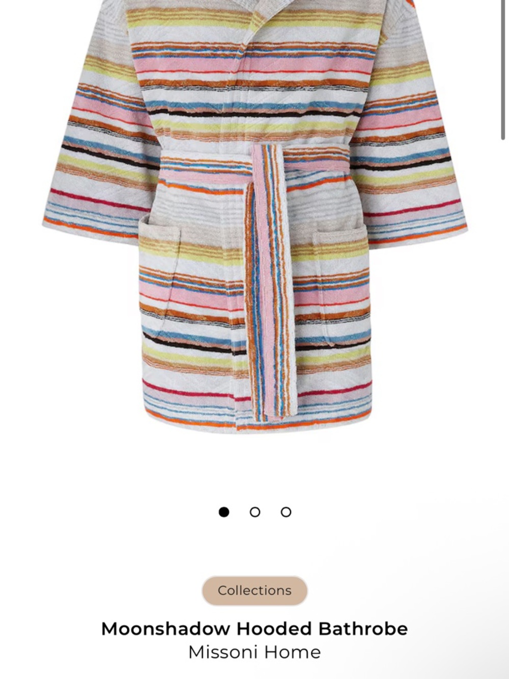 NWT Missoni Cropped Robe - Picture 4 of 9